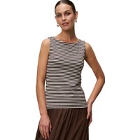 Zero Tanktop "zero Streifentop mit U-Bootausschnitt", Plain/ohne Details von Zero