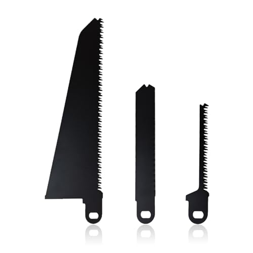 Säbelsägeblätter, kompatibel mit Black&Decker Scorpion Säbelsägeblättern FKS890E, KS890ECN, KS890EK, KS890GT, KS880, Metallsäbelsägeblätter für Stahlrohrschneiden, Trockenbau, Spanplatten, 3 Stück von ZeroNine