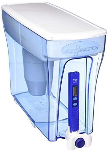 ZeroWater Wasserspender für 30 Tassen mit fortschrittlichem 5-Stufen-Filter + Wasserqualitätsmesser, 7,1 Liter, KC54962 von ZeroWater