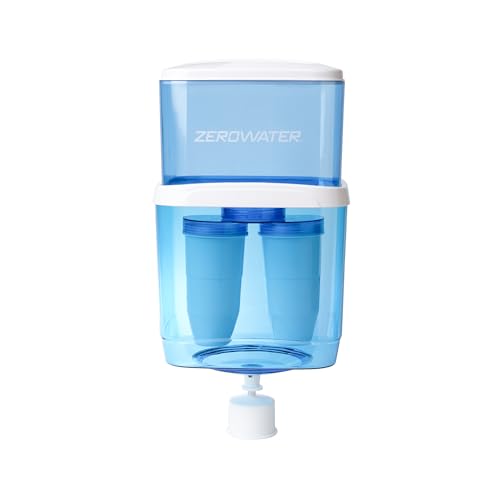 ZeroWater 18 L Wasserspender mit 5-Stufigem Wasserfilter - Wasser Filtersystem zur Reduktion von Blei, Anderen Schwermetallen und PFOA/PFOS von ZeroWater