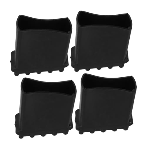 Gummifüße Gartentisch Fußkappen 4 STüCKE Leiter Bein Tipps Gummileiter Beinkappen Stuhl Fü?e Matten Leiter Fü?e Pad Leiter Zubeh?r für Zuhause Gummifüße Schraubbar Parkettschoner von Zerodeko