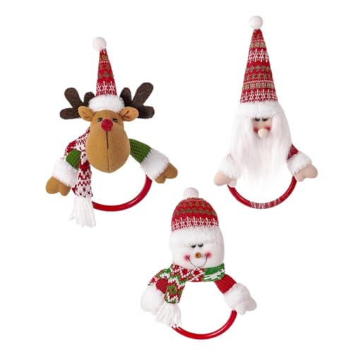Zerodeko 1 Satz 1 Satz Hängender Handtuchhalter Handtuchständer Weihnachtsdekoration Weihnachtsbaumschmuck Weihnachtsschmuck Weihnachtshandtücher Handtuchständer Ornamente Für 3 Stück von Zerodeko