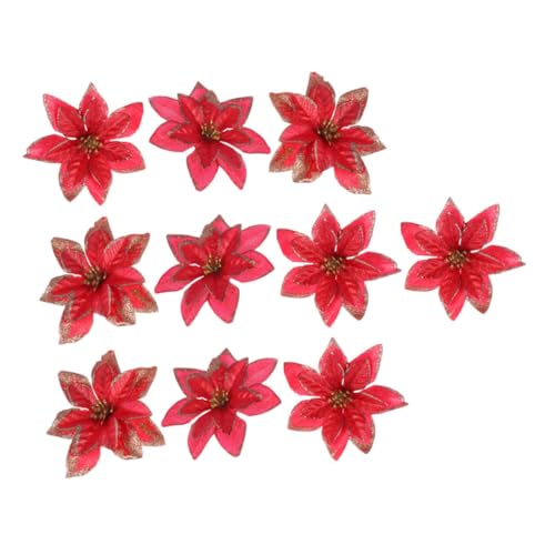 Zerodeko 1 Satz Goldstaub-weihnachtsblumen Partydekorationen Christbaumkugeln Fälschung Weihnachtsdeko Künstliche Blumen Weihnachtsblumenverzierung Simulationsblume Goldenes Tuch Rot 10st Zerodeko 1 Satz Goldstaub-weihnachtsblumen Partydekorationen Christbaumkugeln Fälschung Weihnachtsdeko Künstliche Blumen Weihnachtsblumenverzierung Simulationsblume Goldenes Tuch Rot 10st von Zerodeko