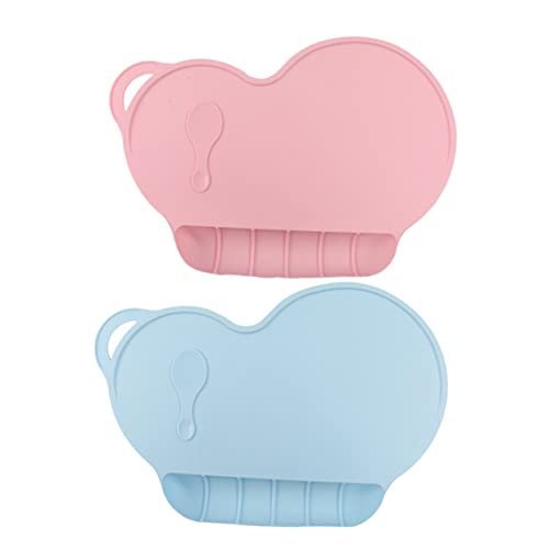 Zerodeko Tischset Für Jungen Und Mädchen Silikon Tischset Essensauffangschale Nicht Hitzebeständig Für Babys Zufällige Farbe von Zerodeko
