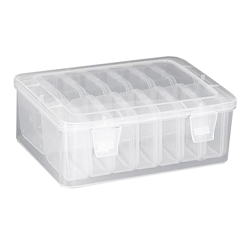 Zerodeko 1satz Klares Aufbewahrungsbox Perlen Und Schmuck Teilig Große Box Kleine Boxen Leicht Tragbar Mit Deckel Für Einfache Organisation Und Schnellen Zugriff Aus Robustem Material von Zerodeko