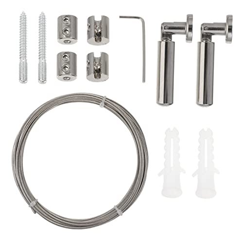 Zerodeko 1 Set Edelstahl-Drahtseil Edelstahlkabel Wäscheleine 5 M Für Zuhause Und Draußen Draht-Set Spanndraht Gardinenstange Wäscheseil Kabel Gardinenstange Kleidungshaken Zerodeko 1 Set Edelstahl-Drahtseil Edelstahlkabel Wäscheleine 5 M Für Zuhause Und Draußen Draht-Set Spanndraht Gardinenstange Wäscheseil Kabel Gardinenstange Kleidungshaken von Zerodeko