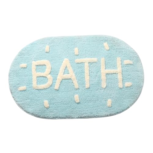 Zerodeko rutschfeste Polyester Bodenmatte Saugfähiges Eingangskissen Badematte für Badezimmer Waschmaschine Geeignet Modischer Teppich für und Außen von Zerodeko