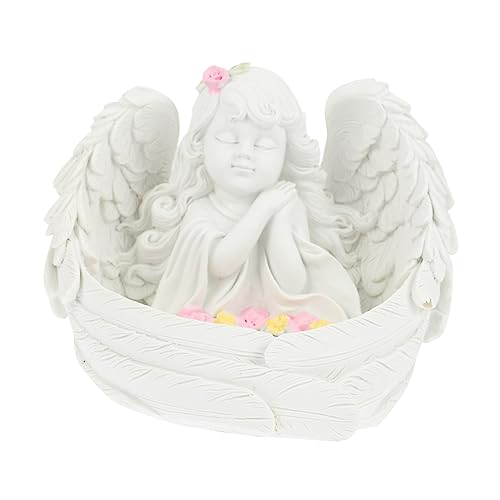 Zerodeko Engel Statue Kerzenständer Harz Material Romantische Decor Kerze Licht Hause Schönheit von Zerodeko