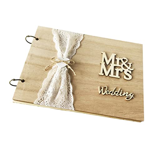 Zerodeko 1 Stück Hochzeit Gästebuch aus Holz Seitiges DIY Signierbuch für Hochzeiten Romantisches Holz Gästebuch für Hochzeitsfeiern und Jubiläumsfeiern Zerodeko 1 Stück Hochzeit Gästebuch aus Holz Seitiges DIY Signierbuch für Hochzeiten Romantisches Holz Gästebuch für Hochzeitsfeiern und Jubiläumsfeiern von Zerodeko