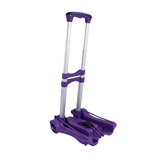Zerodeko Faltbarer Trolley-Koffer Aus Kunststoff Handwagen-aufbewahrungsbox Leicht Und Robust Für Einkauf Und Transport Zusammenklappbar Für Platzsparende Lagerung von Zerodeko