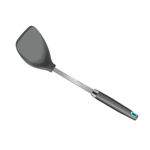 Zerodeko 1 Stück Silikon Pfannenwender Hitzebeständig Antihaft Ergonomischer Kochlöffel für Küche und Restaurant Spülmaschinenfest Silber Zerodeko 1 Stück Silikon Pfannenwender Hitzebeständig Antihaft Ergonomischer Kochlöffel für Küche und Restaurant Spülmaschinenfest Silber von Zerodeko