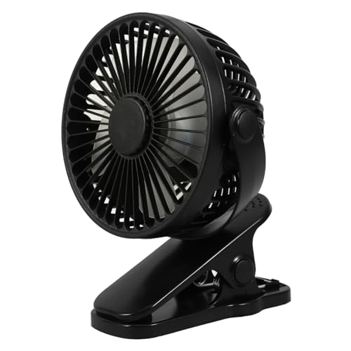 Zerodeko 1 Stück Tragbarer Mini USB Handventilator mit Clip Wiederaufladbar und Leise für Büro Camping und Unterwegs Elegantem Schwarz Zerodeko 1 Stück Tragbarer Mini USB Handventilator mit Clip Wiederaufladbar und Leise für Büro Camping und Unterwegs Elegantem Schwarz von Zerodeko