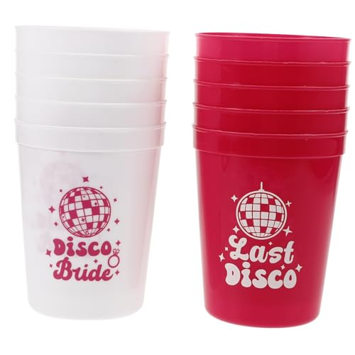 Zerodeko 10 Stück Disco Party Becher Wiederverwendbare Unzerbrechliche Trinkbecher aus Kunststoff für Hochzeiten Feiern und Festivals Design mit Einzigartigem Disco Leicht Zerodeko 10 Stück Disco Party Becher Wiederverwendbare Unzerbrechliche Trinkbecher aus Kunststoff für Hochzeiten Feiern und Festivals Design mit Einzigartigem Disco Leicht von Zerodeko
