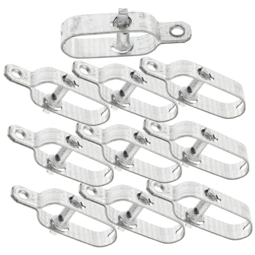 Zerodeko 10 Stück Heavy Duty Stahlseil Spannschloss Teiliges Drahtseil Spanner Rostfrei Für Garten Gewächshaus Zaun Maschendrahtzaun Befestigung von Zerodeko