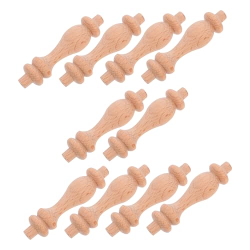 Zerodeko 10 Stück Holz Baluster Spindeln Unlackiert Dekorative Möbelpfosten für Treppen Weinschrank und Kleiderschrank Einsetzbar Europäischer Stil Zerodeko 10 Stück Holz Baluster Spindeln Unlackiert Dekorative Möbelpfosten für Treppen Weinschrank und Kleiderschrank Einsetzbar Europäischer Stil von Zerodeko