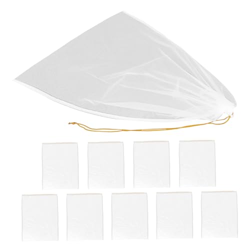 Zerodeko 10 Stück Nylon Mesh Honigfilterbeutel Hochwertige Sieb Taschen für Bienenhaltung zum Filtern von Honig Saft und Anderen Flüssigkeiten Wiederverwendbar und Platzsparend Zerodeko 10 Stück Nylon Mesh Honigfilterbeutel Hochwertige Sieb Taschen für Bienenhaltung zum Filtern von Honig Saft und Anderen Flüssigkeiten Wiederverwendbar und Platzsparend von Zerodeko