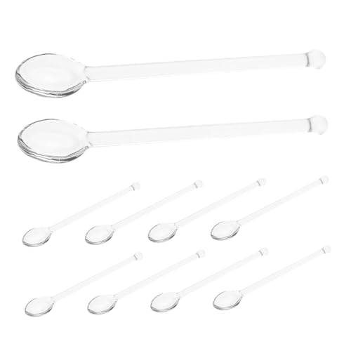 Zerodeko 10stücke Glaslöffel Mit Rührstäbchen Aus Transparentem Glas Für Tee Kaffee Und Getränke Hitzebeständig Und Einfach Zu Reinigen Für Zuhause Und Partys Zerodeko 10stücke Glaslöffel Mit Rührstäbchen Aus Transparentem Glas Für Tee Kaffee Und Getränke Hitzebeständig Und Einfach Zu Reinigen Für Zuhause Und Partys von Zerodeko