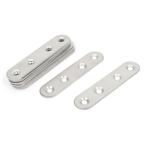 Zerodeko 10 Stück Teiliges Flache Edelstahl-reparaturplatten Gerade Fixierplatten mit Löchern Verstärken Möbelverbindungen und Reparieren Haushaltsgegenstände Effizient von Zerodeko