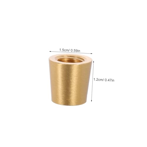 Zerodeko 10 Stück Teiliges Messing Möbel-füße Kegelform Stabiler Holztablett Riser für Schneidebretter Küchenzubehör Schmuckbox Display Zubehör Zerodeko 10 Stück Teiliges Messing Möbel-füße Kegelform Stabiler Holztablett Riser für Schneidebretter Küchenzubehör Schmuckbox Display Zubehör von Zerodeko