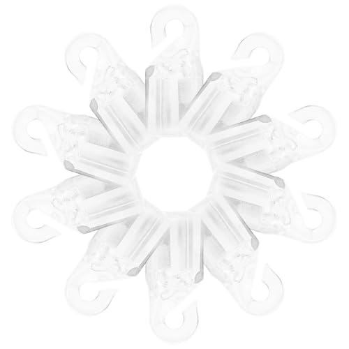 Zerodeko 10 Stück Teiliges Pom Kunststoff Wandkappen Haken für Jalousienstangen Transparente Leichte und Stabile Blind Rod Haken Installieren Kompatibel mit Meisten Zerodeko 10 Stück Teiliges Pom Kunststoff Wandkappen Haken für Jalousienstangen Transparente Leichte und Stabile Blind Rod Haken Installieren Kompatibel mit Meisten von Zerodeko