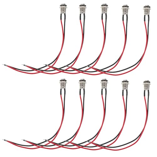 Zerodeko 10 Stück Teiliges Selbstsichernd Flacher Kopf Vorverdrahtet für Auto Boot Einfacher Einbau Langlebig Zerodeko 10 Stück Teiliges Selbstsichernd Flacher Kopf Vorverdrahtet für Auto Boot Einfacher Einbau Langlebig von Zerodeko