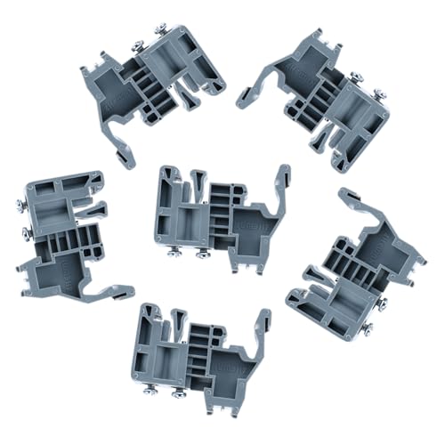Zerodeko 100 Stück Din-schienen Terminalblock Endstopper aus Schraubfixierung Halterung für Elektrische Installation Präzise Passform Platzsparend Geeignet für Elektronik Geräte Maschinen Zerodeko 100 Stück Din-schienen Terminalblock Endstopper aus Schraubfixierung Halterung für Elektrische Installation Präzise Passform Platzsparend Geeignet für Elektronik Geräte Maschinen von Zerodeko