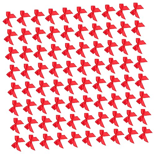Zerodeko 100 Stück Handgefertigte Rote DIY Schleifen Kleine Festliche Schleifen für Kleidung Gepäck und Weihnachtsdekoration für Mädchen Geschenkverpackung und Bastelprojekte Zerodeko 100 Stück Handgefertigte Rote DIY Schleifen Kleine Festliche Schleifen für Kleidung Gepäck und Weihnachtsdekoration für Mädchen Geschenkverpackung und Bastelprojekte von Zerodeko