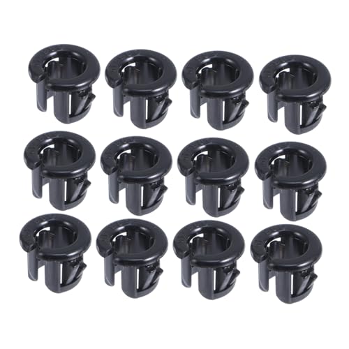 Zerodeko 100 Stück Nylon Kabelschutzring mit Schnappverschluss Hitzebeständig und Ölresistent Schwarzer Kabeldurchführungsschutz für Verteilerkästen und Metallplatten Zerodeko 100 Stück Nylon Kabelschutzring mit Schnappverschluss Hitzebeständig und Ölresistent Schwarzer Kabeldurchführungsschutz für Verteilerkästen und Metallplatten von Zerodeko