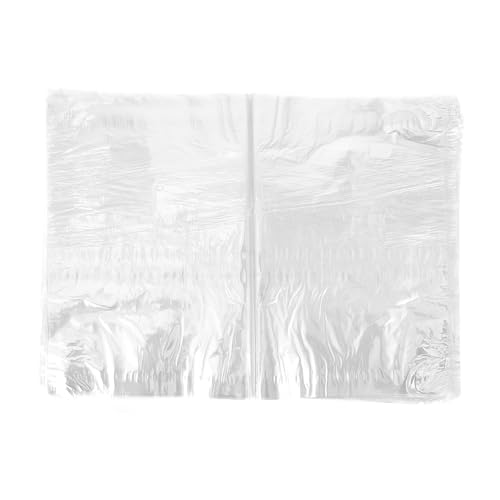 Zerodeko 100 Stück PVC Schrumpffolienbeutel Transparent Hitzeversiegelbar Vielseitig für Bastelverpackung Feuchtigkeits Staubschutz Langlebig und Flexibel für DIY und Aufbewahrung von Zerodeko