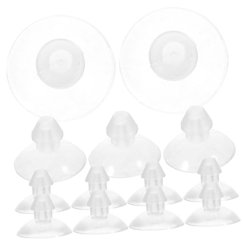 Zerodeko Kleine Transparente Saugnäpfe 18mm Hochleistungs Saugnäpfe Aus Pvc Wiederverwendbar Stark Für Glastische Fenster Badezimmer Multifunktionale Saugnapfhaken Für Glatte von Zerodeko