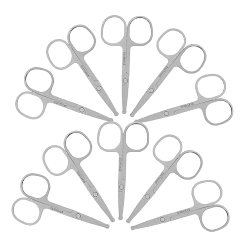 Zerodeko 12 Stück Laborschere Laborutensilien Haarschere kleine Schere für Studenten Schüler kleine Schere Gesichtshaarpflegeschere Augenbrauenschere Trimmen Rostfreier Stahl Silber Zerodeko 12 Stück Laborschere Laborutensilien Haarschere kleine Schere für Studenten Schüler kleine Schere Gesichtshaarpflegeschere Augenbrauenschere Trimmen Rostfreier Stahl Silber von Zerodeko