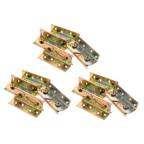 Zerodeko 12 Stück Robuste Bettbeschläge mit Schrauben Unsichtbare Verbindungselemente für Stabile Bettrahmen Hardware Zerodeko 12 Stück Robuste Bettbeschläge mit Schrauben Unsichtbare Verbindungselemente für Stabile Bettrahmen Hardware von Zerodeko