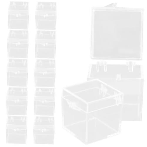 Zerodeko 12 Stück Teiliges Aufbewahrungsbox Transparent Quadratisch Stabile und Langlebige Mineralsteine Sammlung Displaybox Stapelbar für Kleine Exemplare und Sammlerstücke Zerodeko 12 Stück Teiliges Aufbewahrungsbox Transparent Quadratisch Stabile und Langlebige Mineralsteine Sammlung Displaybox Stapelbar für Kleine Exemplare und Sammlerstücke von Zerodeko