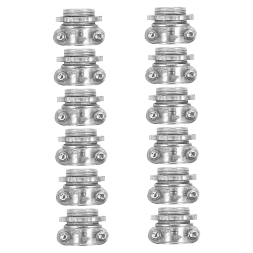 Zerodeko 12 Stück Teiliges Schraubklemme für Stabile Platzsparende Kabelverbindung Wetterfest für Außenbereich Kompatibel mit Verschiedenen Kabelgrößen Effiziente Kabelführung von Zerodeko