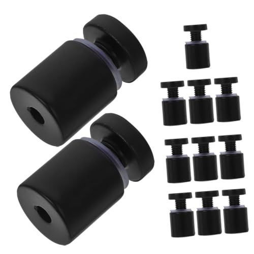 Zerodeko 12 Stück Teiliges Schwarze Wand Abstandshalter Schrauben Rostfreie Werbeschrauben für Schilder und Glasbefestigung Langlebig Leicht Modern Einfache Montage Zerodeko 12 Stück Teiliges Schwarze Wand Abstandshalter Schrauben Rostfreie Werbeschrauben für Schilder und Glasbefestigung Langlebig Leicht Modern Einfache Montage von Zerodeko