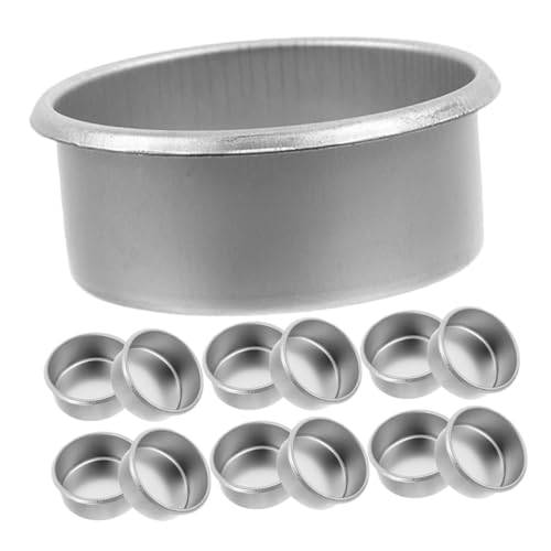 Zerodeko 15 Stück Teiliges Metall Teelichthalter Vielseitig Einsetzbar als Kerzenhalter und Aufbewahrungsdose für DIY Kerzenherstellung Robustes Eisenmaterial Dekorativ für Zuhause und von Zerodeko