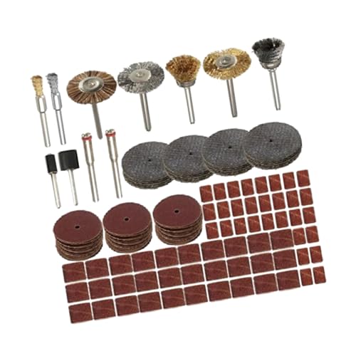 Zerodeko 151 Stück Teiliges Schleifscheiben Zubehörset Sand Wheel Schleifwerkzeug für Bohrmaschine Langlebig Abriebfest Antistatisch Vielseitig für Fiberglas und Professionelles Schleif von Zerodeko