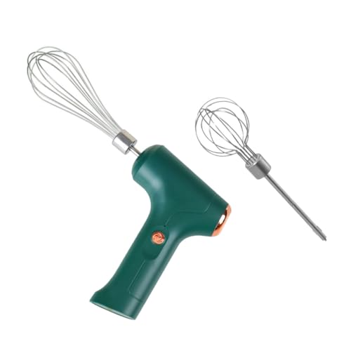 Zerodeko 1Satz Elektrischer Handmixer mit Geschwindigkeitsstufen Multifunktionaler Rührstab für Eier Marinaden und Teig Kompakt und Leicht für Backen Kabelloses Design von Zerodeko