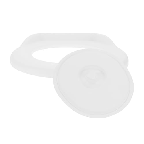 Zerodeko 1Satz Temporärer Toilettensitzring aus Kunststoff Tragbare Toilettenabdeckung für Baustellen und Außenbereich Deckel Leicht und Kompakt für Unterwegs von Zerodeko