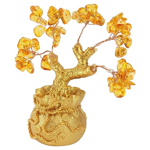 Zerodeko Citrin-geldbaum – Dekorativer Bonsai Für Zuhause Büro Ornament Für Das Wohnzimmer von Zerodeko