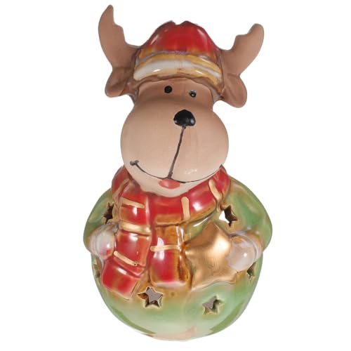 Zerodeko 1Stk Dekorative Lichter Kinder weihnachtsdeko Christmas Lights wainachtendeko The weihnachtliche Wohnkultur Büro-Rentier-Figur Tischkerzenständer hohles Elchlicht Keramik rot Zerodeko 1Stk Dekorative Lichter Kinder weihnachtsdeko Christmas Lights wainachtendeko The weihnachtliche Wohnkultur Büro-Rentier-Figur Tischkerzenständer hohles Elchlicht Keramik rot von Zerodeko