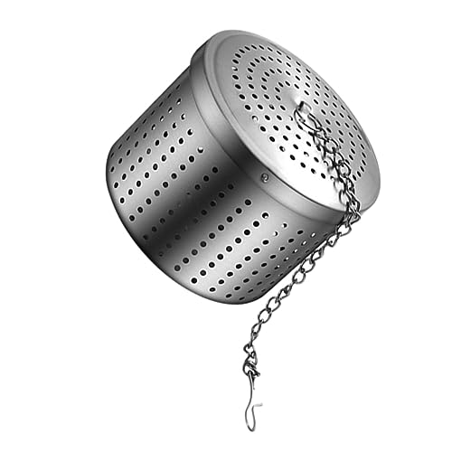 Zerodeko Gewürzkugel Zum Kochen Mit Filterkorb Aus Edelstahl Gewürz Sieb Für Tee Und Gewürze Praktisches Küchenwerkzeug Für Zuhause von Zerodeko