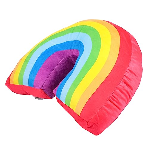 Zerodeko 1pc Regenbogen Kissen Plüsch Dekorative Wurf Kissen Bequem Und Stilvoll Für Sofa von Zerodeko