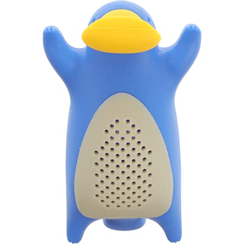 Zerodeko Silikon Tee Ei Mit Filter Für Losen Tee Wiederverwendbar Mit Cartoon-tier-design Einfache Reinigung Geeignet Für Teeblätter Blau von Zerodeko