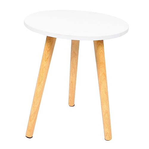 Zerodeko Runder Stabiler Beistelltisch Aus Hochwertigem Material Für Wohnzimmer Schlafzimmer Oder Balkon Eleganter Design-Tisch Titanweiß Zerodeko Runder Stabiler Beistelltisch Aus Hochwertigem Material Für Wohnzimmer Schlafzimmer Oder Balkon Eleganter Design-Tisch Titanweiß von Zerodeko