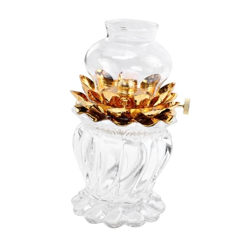 Zerodeko 1stk Butterlampe Ghee Laterne Brenner Cool Tiki-fackel Blitzlicht Kerzenwärmerlampe Wasserkocher Flamme Led-Lampe Öllampenschornstein Lava Lampe Nachfüllung Schmelzen Glas von Zerodeko