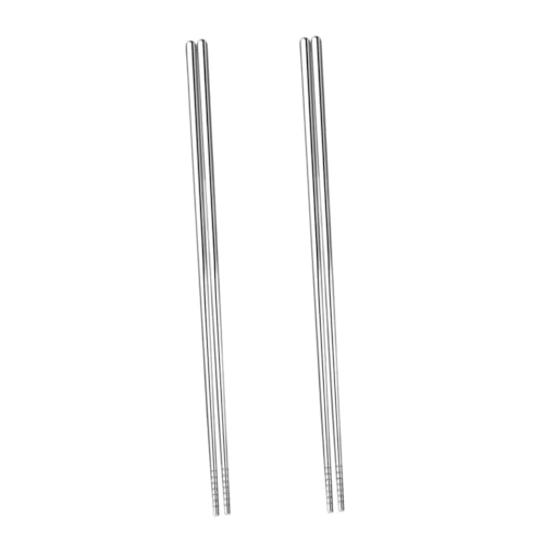 Zerodeko 2 Paar Essstäbchen Langlebig Spülmaschinenfest 30cm Rostfrei für Nudelgerichte und Hot Pot Zerodeko 2 Paar Essstäbchen Langlebig Spülmaschinenfest 30cm Rostfrei für Nudelgerichte und Hot Pot von Zerodeko