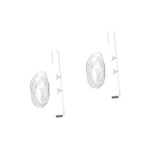 Zerodeko 2 Sätze Co2-refiner Kohlendioxid-diffusor Co2-diffusor Für Wasserpflanze Co2-diffusor Für Aquarienpflanzen Co2-diffusor Mit Schlauch Co2-diffusionssystem Aquarium Co2 Acryl von Zerodeko