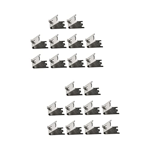 Zerodeko 2 Sätze Kühlschrank Regal Clips Stabile Gefrierschrank Regalunterstützung Langlebig Für Kühlschrank Kühlgeräte 10 Stück * 2 von Zerodeko