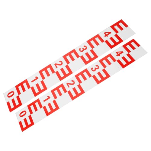 Zerodeko 2 Stück Aluminium Wasserstandsanzeiger Selbstklebend Reflektierend Langlebig für Pools Teiche mit Klarer Anzeige Einfache Montage Zerodeko 2 Stück Aluminium Wasserstandsanzeiger Selbstklebend Reflektierend Langlebig für Pools Teiche mit Klarer Anzeige Einfache Montage von Zerodeko
